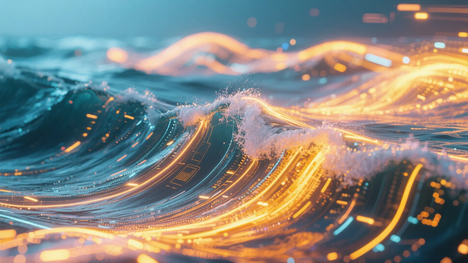 Digital Ocean Background